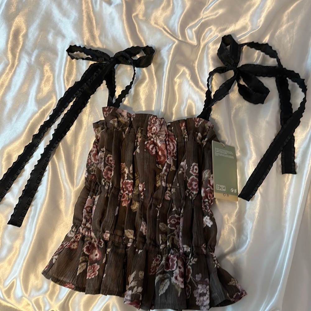 Floral Strappy Top